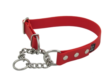 Obroża półzaciskowa BioThane Martingale | z łańcuszkiem | 38 mm | Konfigurator