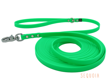 Neonowa zielona smycz Biothane Classic Sequoia 13 mm