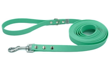 Miętowa smycz Biothane Classic Waikiki 19 mm 