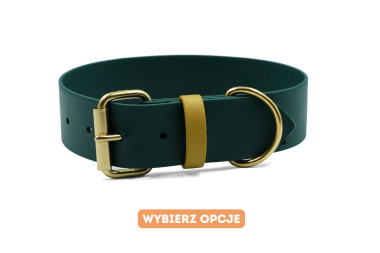 Klasyczna obroża na dziurki BioThane | 38 mm | Konfigurator