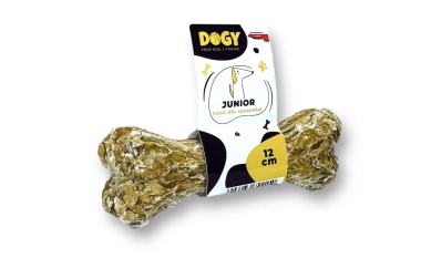 Kość Dogy Junior | dla szczeniąt | Skóra i penisy wołowe | 12 cm