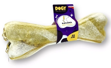 Kość Dogy z kaczką i jabłkiem | 22 cm