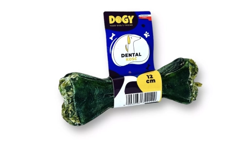 Kość dentystyczna Dogy dla psów do czyszczenia zębów i masażu dziąseł 12 cm