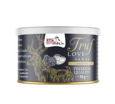 TrufLove Syta Micha | smaczki dla psa z dziczyzną | 90g