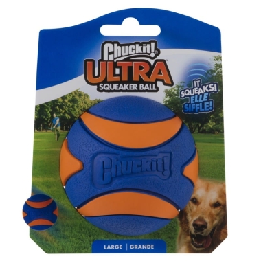 Chuckit! Ultra Squeaker Ball | piszcząca piłka | L 7,5 cm