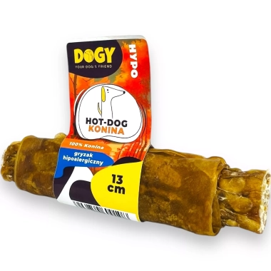 Hot-Dog Dogy HYPO | 100% skóra końska | 13 cm