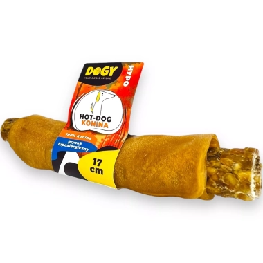 Hot-Dog Dogy HYPO | 100% skóra końska | 17 cm